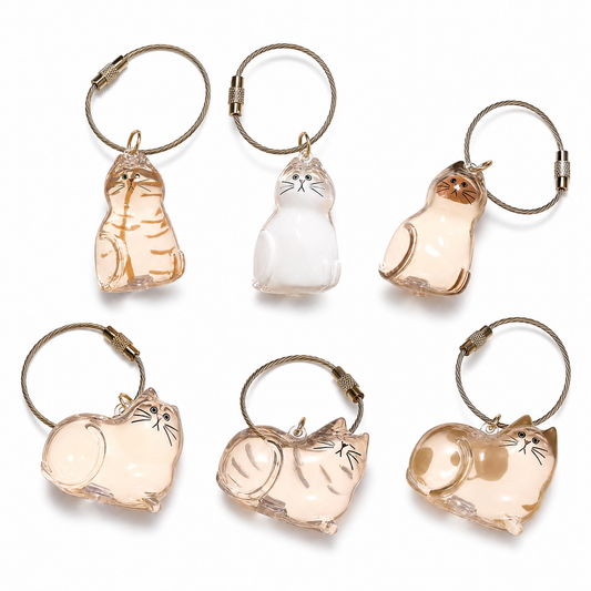 Cat fur companion charms for cat parents