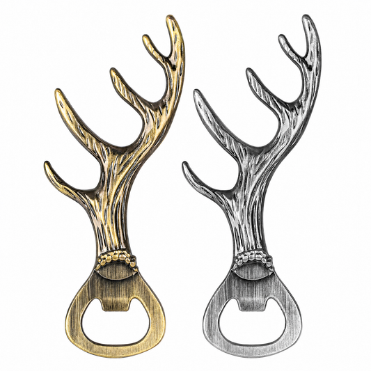 Deer antler beer bottle opener gift for beer lovers