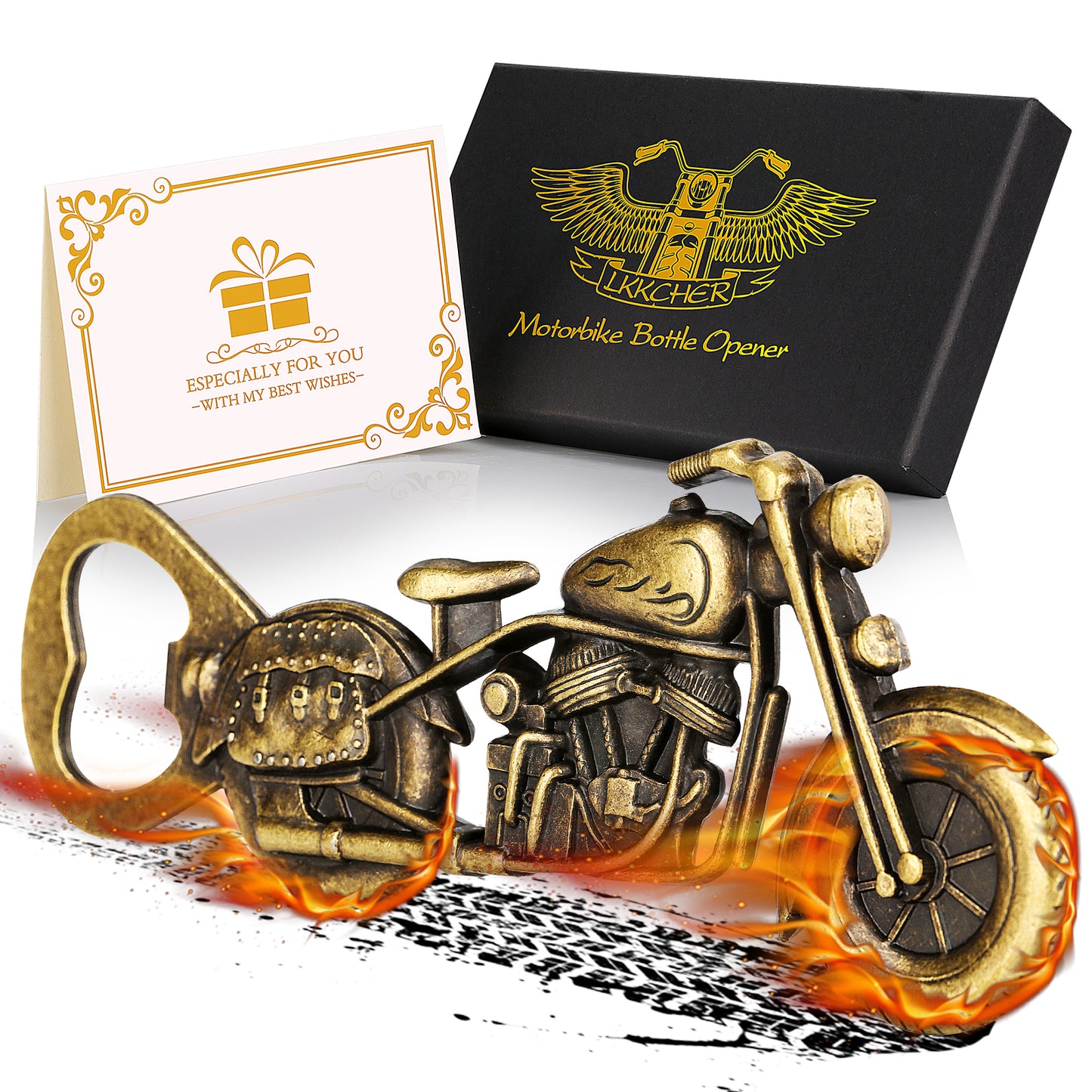 Retro Motorcycle Bottle Opener