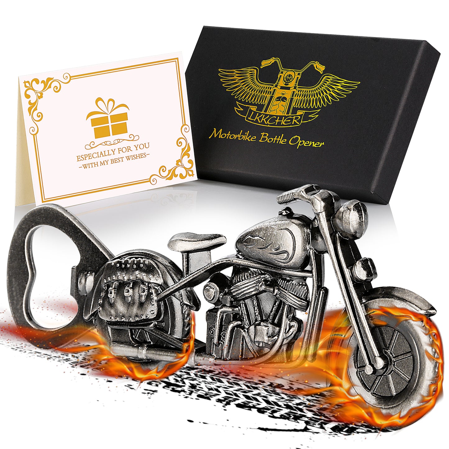 Retro Motorcycle Bottle Opener
