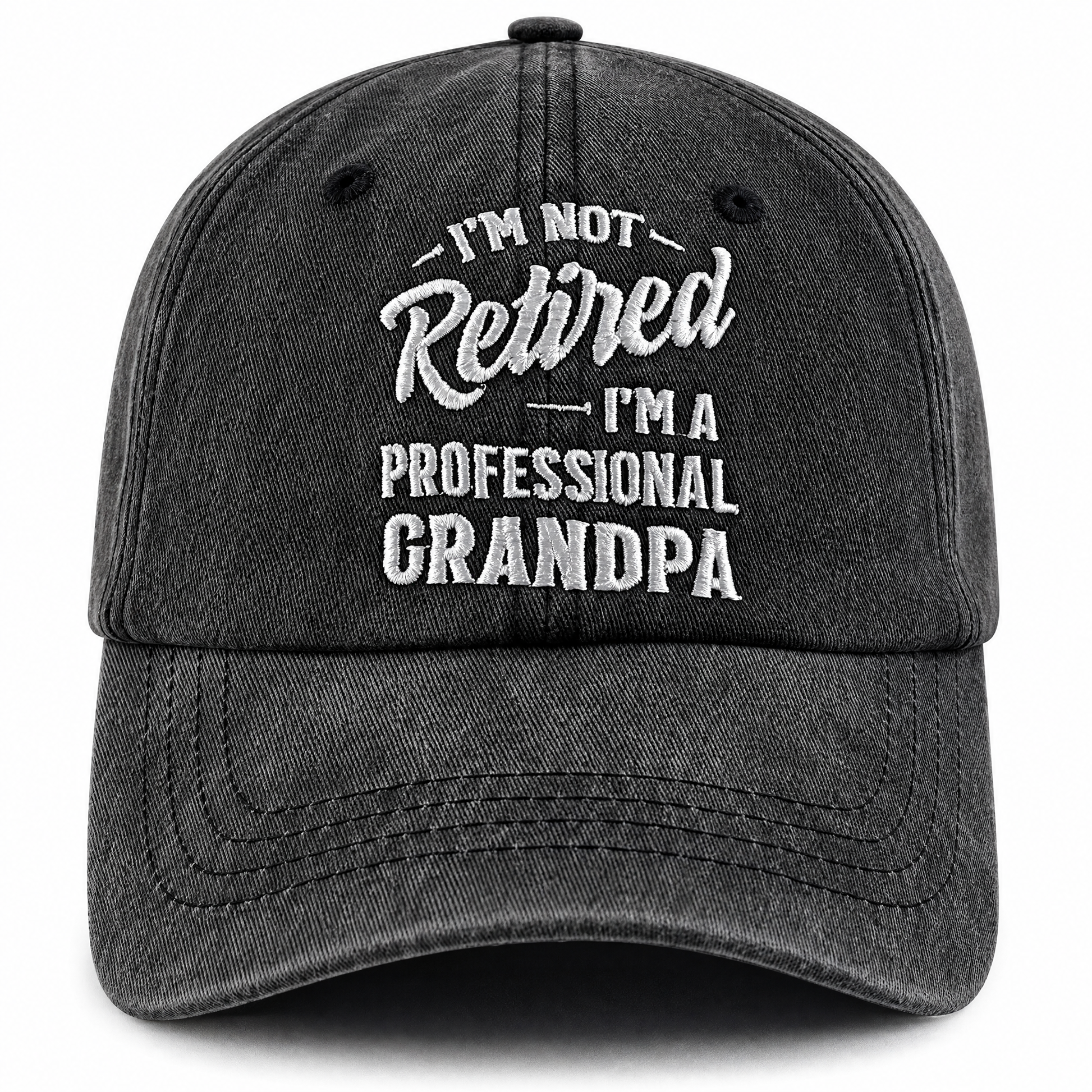 Not Retired Professional Grandpa hat gift