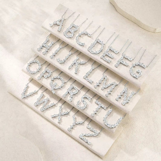A-Z initial pendant necklace for women