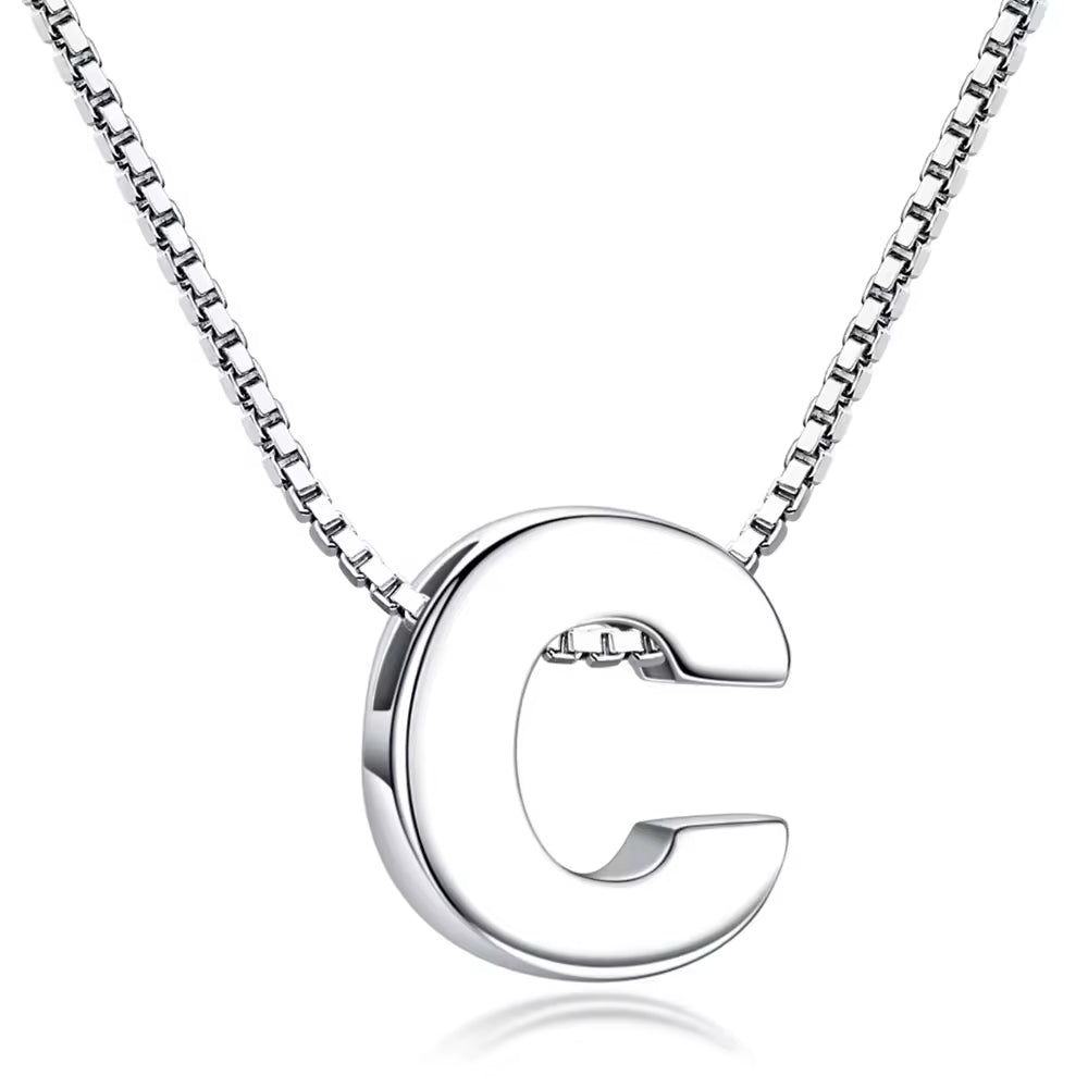 Sterling Silver Initial Necklace