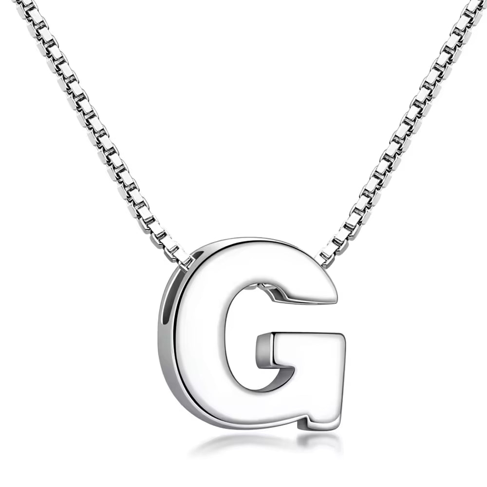 Sterling Silver Initial Necklace