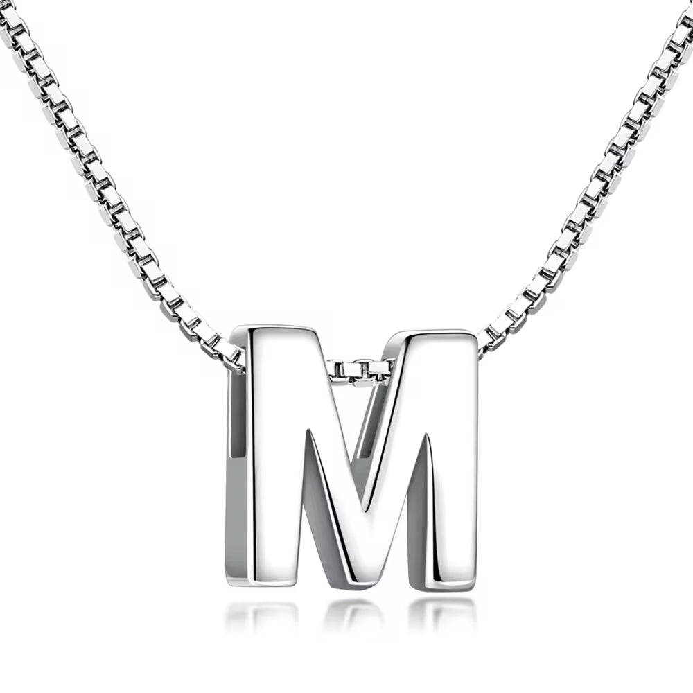 Sterling Silver Initial Necklace