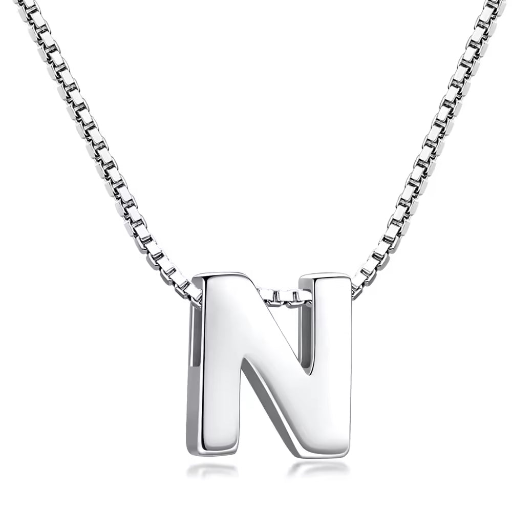 Sterling Silver Initial Necklace