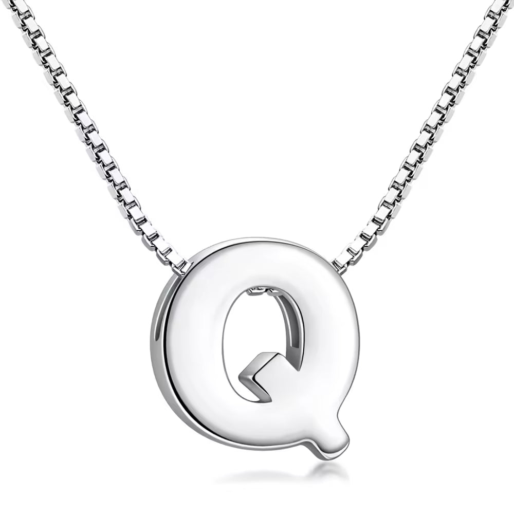 Sterling Silver Initial Necklace