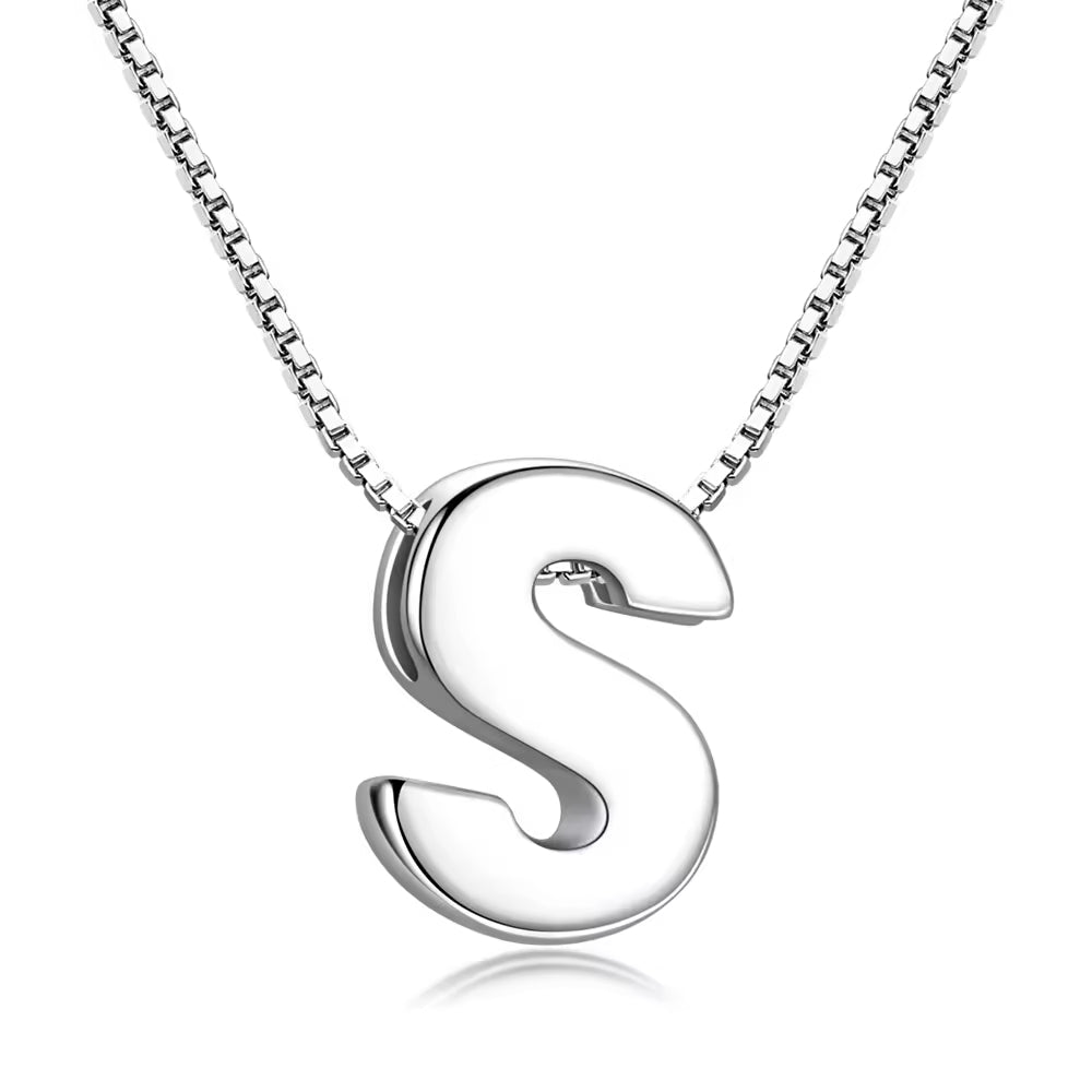 Sterling Silver Initial Necklace