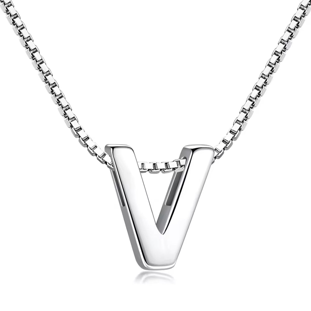 Sterling Silver Initial Necklace
