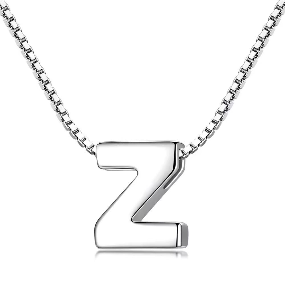 Sterling Silver Initial Necklace