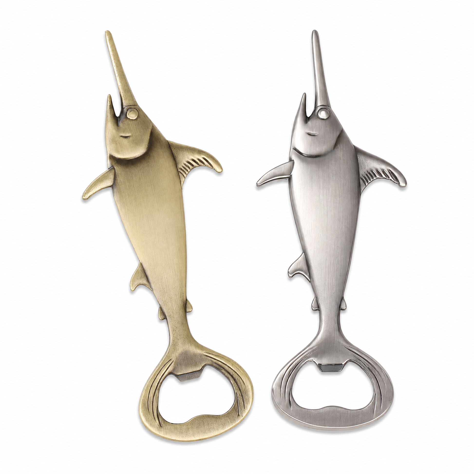 Swordfish bottle opener gift for a fishing enthusiast